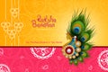 Rakhi background for Indian festival Raksha bandhan celebration