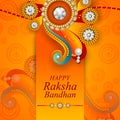 Rakhi background for Indian festival Raksha bandhan celebration