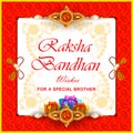 Rakhi background for Indian festival Raksha bandhan celebration