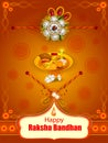 Rakhi background for Indian festival Raksha bandhan celebration