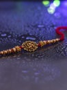 Rakhi, Indian brother and sister festival Raksha Bandhan concept. Happy raksha bandhan