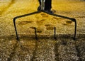 Raking malted barley