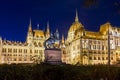 Rakoczi Ferenc monument with inscription Royalty Free Stock Photo