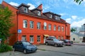 Rakovsky suburb, Rakovskaya street, 16A. Building of XIX century in historical center of Minsk, Belarus