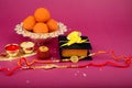 Raksha Bandhan or Rakhi, an Indian festival