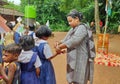 Rakshabandhan, celebrated in a rural Primary School in India