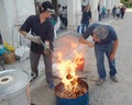 Raku ceramic work