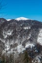 Rakytov hill in winter Velka Fatra mountains in Slovakia Royalty Free Stock Photo