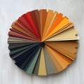 RAL sample colors catalogue Royalty Free Stock Photo