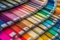 RAL sample colors catalogue Royalty Free Stock Photo