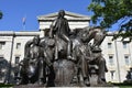 Raleigh, NC: Three Presidents Sculpture