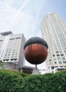 Raleigh, NC - USA - 5-23-2023: The Acorn, by artist David Benson, on Fayetteville Street in downtown Raleigh