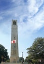 RALEIGH,NC - USA - 9-22-2022: The bell tower on the campus of North Carolina State University - NCSU - in Raleigh Royalty Free Stock Photo