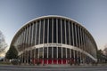 RALEIGH, NC, USA - December 22, 2018: J.S. Dorton Arena is an multi-purpose sports and recreation arena on the grounds of the Royalty Free Stock Photo