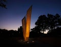 Raleigh, NC - USA - 10-28-2023: NC Freedom Park in downtown Raleigh, designed by Phil Freelon, honoring the history and