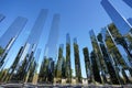 Raleigh, NC - USA - 10-09-2023: Mirror Labyrinth NY sculpture by artist Jeppe Hein at the North Carolina Museum of Art