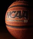 RALEIGH,NC/USA - 12-13-2018: An NCAA Final Four Edition basketball on hardwood