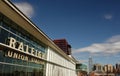 RALEIGH,NC/USA - 1-8-2019: View of the exterior of Union Station train depot in downtown Raleigh, NC