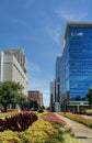 RALEIGH,NC/USA - 6-26-2021: View of Fayetteville St looking North in downtown Raleigh North Carolina Royalty Free Stock Photo