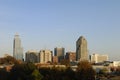 Raleigh North Carolina City Skyline Royalty Free Stock Photo