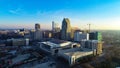 Raleigh, North Carolina, USA Drone Skyline Aerial Royalty Free Stock Photo