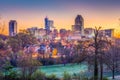 Raleigh, North Carolina, USA Skyline Royalty Free Stock Photo