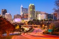 Raleigh Skyline Royalty Free Stock Photo