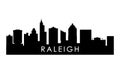 Raleigh skyline silhouette.