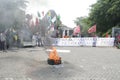 Rallies Front Door Surakarta City Hall