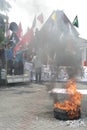 Rallies Front Door Surakarta City Hall
