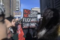 Rally against Donald Trump`s Muslim ban in Toronto.