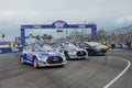 Rally Cars at the Red Bull GRC Global Rallycross Royalty Free Stock Photo