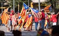 Rally demanding independence for Catalonia