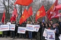 Russia. Penza-March 14, 2020 rally of the opposition for a real change of power in Russia.