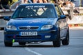 Rally hill climb Citroen Saxo Royalty Free Stock Photo