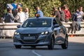 Rally hill climb in Safety car Sant Feliu Codines Royalty Free Stock Photo