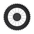 rally racing wheel illustration