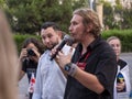 Rally of Russian people in Georgia against the actions of the Russian Federation