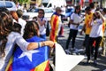 Rally in support for the independence of Catalonia in Barcelona,