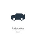 Rallycross icon vector. Trendy flat rallycross icon from sport collection isolated on white background. Vector illustration can be Royalty Free Stock Photo