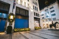 Ralph Lauren Store in the evening closed during the covid 19 lockdown Royalty Free Stock Photo