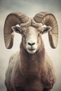 Ram Bighorn sheep vintage style