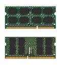 RAM SO-DIMM, laptop spare part, on white background
