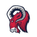 Ram head mascot Royalty Free Stock Photo