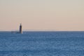 Ram Island Ledge Lighthouse at Sunrise at the North Entrance to