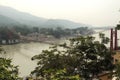 Ram Jhula, Rishikesh, the land og Yoga. Royalty Free Stock Photo