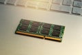 RAM Memory cards for notebook. Royalty Free Stock Photo