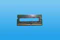 Ram memory ddr4 sodimm isolated chroma key template replacement service Royalty Free Stock Photo