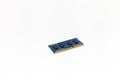 Ram memory for laptop on white background. Royalty Free Stock Photo