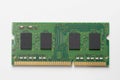 RAM memory module DDR4 DDR3 for computer Royalty Free Stock Photo